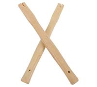 BAZEITFLOW 2 Pièces Lot de Manches de Rechange pour Houe Prise Ergonomique Résistance Aux Chocs Outil de Jardinage Pratique et Confortable