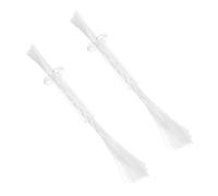 BAZEITFLOW 2 Pièces Mèches Lampes Huile Coton avec Tube Verre Meches Lampes Petrole Remplacement pour Bouddha Flamme Stable pour Intérieur et Extérieur