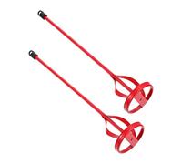 BAZEITFLOW 2 Pièces Mélangeur Peinture Perceuse Tige Robuste pour Ciment Enduit Peinture Mélangeur Manuel