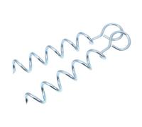 BAZEITFLOW 2 Pièces Piquet Spiral pour Chien Ancre Vis pour Fixation Plein Air pour Camping Randonnée et Attache Sécurisée Animaux Installation Facile Sol Dure