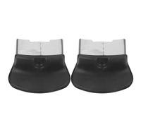 BAZEITFLOW 2 pièces Poignées Latérales Courtes de Rechange pour Cocotte Marmite Vapeur Lot de Ergonomiques Accessoires Pratiques et Durables pour Batterie de Cuisine