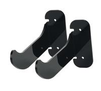 BAZEITFLOW 2 pièces Support Mural Acrylique pour Tapis Yoga Rack Robuste et Pratique Rangement Mural pour Tapis Épais Pilates et Fitness Design Créatif