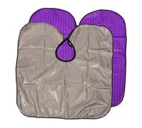 BAZEITFLOW 2 pièces Tablier Coiffure Imperméable pour Salon Plastique et Léger Accessoires pour Coiffeuses Femmes Protection Professionnelle Multi-usages