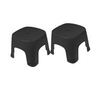 BAZEITFLOW 2 pièces Tabouret de Pied Ménager Antidérapant Escabeau Polyvalent pour Salle de Bain Petit Tabouret pour Support Stable pour Changer de Chaussures et