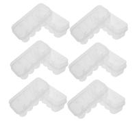 BAZEITFLOW 20 pièces Boîte Rangement Plastique Transparente pour Flacons Étui Compact et Résistant Au Froid Protecteur Flacons pour Laboratoire et Hôpital