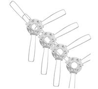 BAZEITFLOW 20 pièces Clips à Ressort pour Abat Jour Suspension Supports Fer Durables pour Lampes de Bureau et Plafonnier Accessoires DIY pour Luminaire Fixation Stable et Résistante