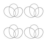 BAZEITFLOW 20 Pièces Lot Courroies Caoutchouc pour Enregistreur Cassette DVD CD VCR Kit Réparation Maintenance et Facile à Installer