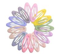 BAZEITFLOW 20 pièces Lot de Pinces Cheveux Crème pour Filles Clips Décoratifs Mignons Barrettes pour Garçon Fille Accessoires Coiffure Sûrs et Durables Maintien pour Cheveux Fins ou Épais