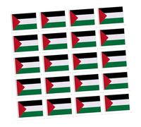 BAZEITFLOW 20 pièces Petits Drapeaux Palestine à Main Drapeaux Décoratifs Résistants pour Événement Sportif et Décoration de Jardin