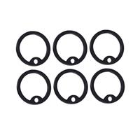 BAZEITFLOW 20 pièces Silicone Dog Silence Circles for Pet Tag Noise Reduction and Stretchable Accessories for Dogs