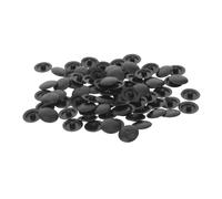 BAZEITFLOW 200 pièces Cache Vis Noir Plastique Décoratif Bouchons de Vis Cruciformes Invisibles pour Protection et Finition Esthétique