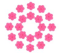 BAZEITFLOW 200 pièces Pot à Colle pour Extensions de Cils Support Pigment Rose Gobelet Jetable pour Salon de Beauté et Maquillage