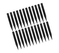 BAZEITFLOW 24 pièces Piquets Métalliques de Rechange pour Lampes Solaires de Ømm pour de Jardin Allées et Accessoires Universels pour Lumières Extérieures