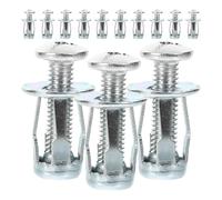 BAZEITFLOW 25 Pièces Inserts Filetés Écrous à Rivet 1/4-20 en Acier, Ensemble de Noix de Pétale pour Bois et Métal, Fixation Précise pour Bricolage Industriel et Projets Maison