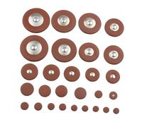 BAZEITFLOW 28 Coussinets en Cuir Étanches pour Saxophone Alto et Soprano Accessoires de Rechange Compatibles Kit Complet pour Remplacement et Entretien Musical