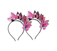 BAZEITFLOW 2pièces Accessoires De Mariage Tiare Élégante Avec Pour Fête Et Cérémonie Bijoux De Cheveux Pour Filles Et Mariées Couleur Rosée