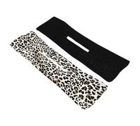 BAZEITFLOW 2pièces Bandeaux Noués Femmes Pour Chignon Accessoires Cheveux Léger Noir Et Léopard Outil Coiffure Pratique Diy