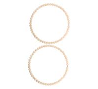 BAZEITFLOW 2pièces Couronne Lot De Anneaux Pour Décoration Porte Entrée Et Fête Avec Guirlande De Et Cerceau