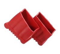 BAZEITFLOW 2pièces Couvre-pied Échelle Caoutchouc Antidérapant Pour Mezzanine Et Escabeau Large Et Pied De Sécurité Pour Escaliers Pliants Et Télescopiques