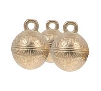 BAZEITFLOW 3 pièces Cloches pour Colliers de Chiens Ensemble de Grelots Décoratifs Au Design Accessoires Pour Animaux pour Bricolage et Carillons Éoliens