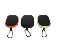 BAZEITFLOW 3 Pièces Essential Oil Travel Bag with Hard EVA Shell Portable Organizer for Roller Bottles Carrying Case for Aromatherapy Storage