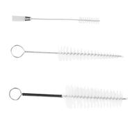 BAZEITFLOW 3 pièces Kit de Brosses de Nettoyage pour Embouts de Saxophone et Flûte Fil Nylon Conique et Outil Pratique pour Clarinette Piccolo et Flûte
