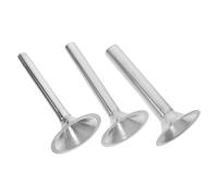 BAZEITFLOW 3 pièces Kit Embouts Inox pour Machine à Saucisses Tubes de Remplissage Acier Résistant Variées Accessoires pour Hachoir Viande pour Saucisses et Boulettes
