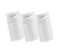 BAZEITFLOW 3 pièces Lotions Sous Vide Bouteilles Rechargeables pour Voyage Contenants Compacts et Durables pour Crème Sérum et Hydratant Pompe Airless Pratique