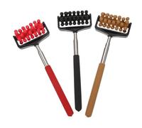 BAZEITFLOW 3 pièces Massant Dos Design Portable Grattoir Acier Inoxydable Massage Musculaire Yoga Relaxation Couleur Aléatoire Couleur Aléatoire