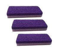 BAZEITFLOW 3 pièces Outil de Pédicure pour Pierre Exfoliante Matériau Doux et Léger pour Éliminer Callosités et Peau Morte Accessoire Portable pour Soins Professionnels 3 pcs