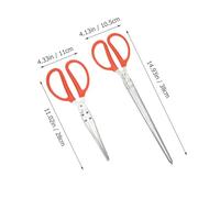 BAZEITFLOW 3 pièces Pinces à Crabes Acier Inoxydable Pince Professionnelle Antidérapante pour Écrevisses Anguilles et Ramassage de Déchets Outil pour Nettoyage