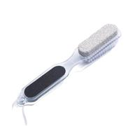 BAZEITFLOW 3 pièces Râpe Pédicure Double Face avec Pierre Brosse pour Ongles pour Éliminer Callosités et Peau Morte Soin Ergonomique 3pcs