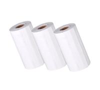BAZEITFLOW 3 Rouleaux de Papier Thermique pour Appareil Photo Instantané Recharge Multifonction pour Imprimante Thermique Format Petit Papier D’Impression Lisse Déformation Adapté à