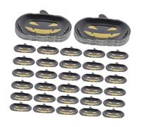 BAZEITFLOW 30 Pièces Assiettes Papier Forme de Citrouille Décorative pour Fête Halloween Résistantes Aux Fuites pour Buffet Automnal et Festives