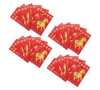 BAZEITFLOW 300 Pièces Lunar Envelopes Year Of The Horse Creative Chinese Year Lucky Money Bags For Family Gatherings And Corporate Celebrations