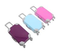 BAZEITFLOW 3pièces Boîte à Bijoux Voyage Organisateur Boîtes de Rangement pour Bijoux Valise à Bonbons Vide Contenant pour Dragées