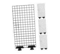 BAZEITFLOW 4 Ensembles Lot de Plaques de Séparation Aquarium Plastique avec Clips Grille Filtrante pour Fond de Bac Protection et Séparation DIY pour Poissons Compatible Différentes