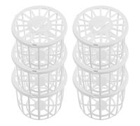 BAZEITFLOW 4 Pcs Nichoirs en Plastique pour Canaris et Perruches Accessoires D'élevage pour Oiseaux en Cage, Faciles à Nettoyer Construire, Reproduction