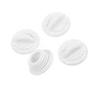 BAZEITFLOW 4 Pièces Bouchons de Vidange Filetés Étanches pour Bac Récupération Eau Clim Remplacement pour Congélateurs Réfrigérateurs Compatibles Plastique Résistant