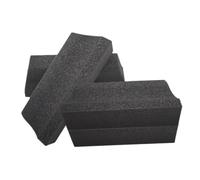 BAZEITFLOW 4 pièces Brosse Éponge Pour Barbe Nettoyage Rapide Poils Barbe Accessoire Portable Pour Comptoir Évier 4pcs Noir