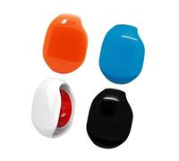 BAZEITFLOW 4 pièces Enrouleur Automatique de Câble USB Organiseur Fil Souple Poussière pour Écouteurs et Chargeurs Rangement Portable Multifonction pour Bureau et Voyage Rouge Bleu Noir