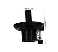 BAZEITFLOW 4 Pièces Hi Hat Cymbal Clutch Pads Abs Accessoires de Support de pour Batterie Jazz Feutre Compatibles avec Kits de Batterie Multiples