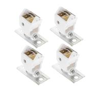 BAZEITFLOW 4 Pièces Kit de Verrous à Cordon pour Stores Romains Bloqueur Rideau Inoxydable et Accessoire Pratique pour Stores à Cordon Installation Facile