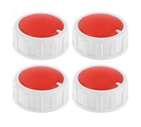 BAZEITFLOW 4 Pièces Lot de 4 Boutons de Rechange pour Radiateur Mural et Ventilateur, Bouton de Commande d 6 MM, Compatible Chauffage D’Appoint et Ventilateur de Bureau, Pièces Détachées pour