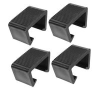 BAZEITFLOW 4 pièces Lot de Clips pour Mobilier Extérieur Rotin Tissé Fixations Robustes pour Chaise de Jardin Agrafes Antidérapantes pour Meubles de Terrasse
