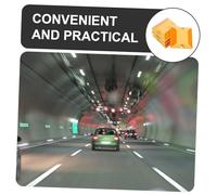 BAZEITFLOW 4 pièces Lot de Marqueurs Routiers Réfléchissants Jaunes Double Face Abs Clous de Chaussée Robustes pour Sécurité Nocturne et Visibilité Diurne sur Autoroutes et Voies
