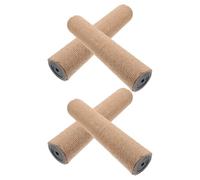 BAZEITFLOW 4 Pièces Poteau à Griffer Design pour en Sisal Naturel Style Sol-Plafond, Enrichit de Grimpe pour Chats de Divertissement