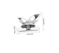 BAZEITFLOW 4 pièces Rehausseur de Lunette Wc Durable Lot de Poignées de Couvercle Abattant Protection Hygiénique pour Salle de Bain Compatible Sièges Pratique et Économique