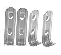 BAZEITFLOW 4pièces Support Étagère Réfrigérateur Acier Inoxydable Clips De Fixation Crochet Pour Congélateur Cooler Shelf Support