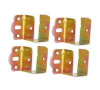 BAZEITFLOW 4pièces Supports De Quincaillerie pour Lit Connecteurs Métalliques pour Rails De Lit Accessoires De Charnière Brackets Compatibles